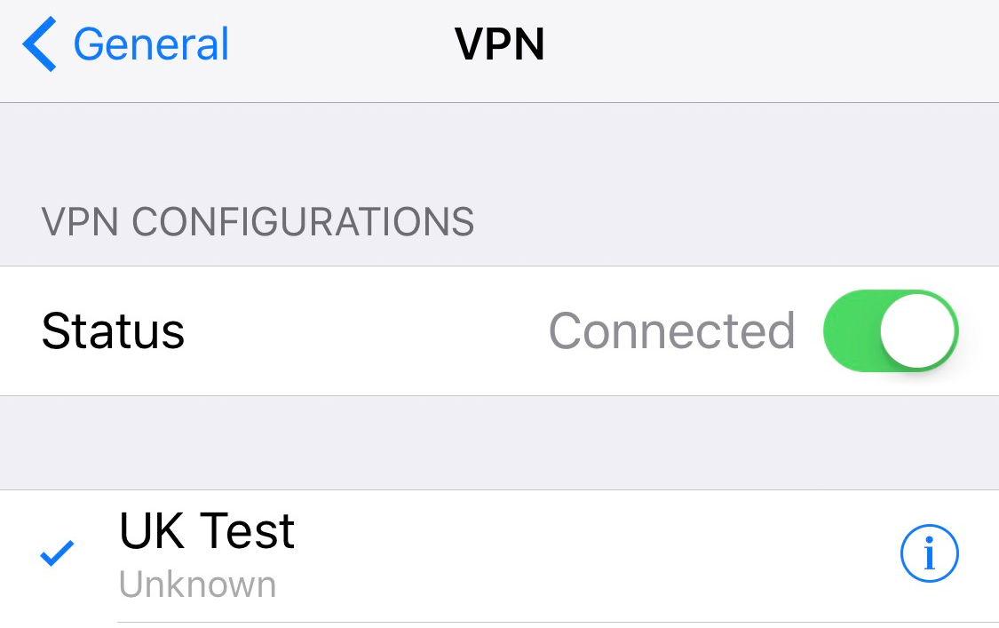 Manual VPN - iOS (iPhone and iPad) - Liberty Shield